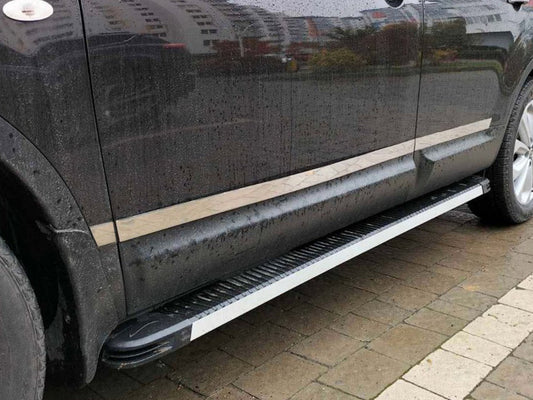 Carmos Door Mouldings (4 pcs, Stainless Steel) for Nissan Qashqai 2007-2010 - image 1