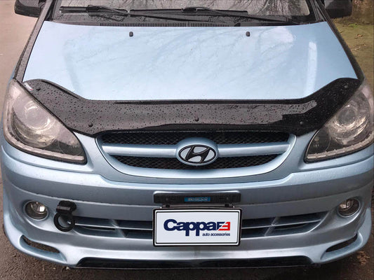 The hood deflector 2006+ (EuroCap) for Hyundai Getz - Reelken Auto