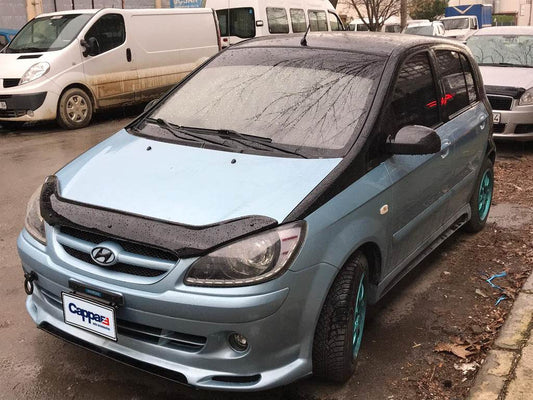 The hood deflector 2006+ (EuroCap) for Hyundai Getz - Reelken Auto