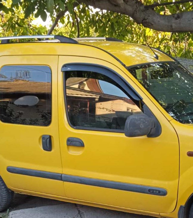 Window Deflectors 8 cm (2 pcs, HIC) for Renault Kangoo 1998-2008 - image 2