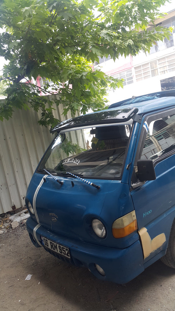 Windshield Visor (black gloss, 5mm) for Hyundai H100 - image 8