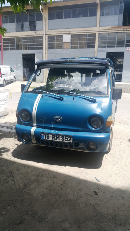 Windshield Visor (black gloss, 5mm) for Hyundai H100 - image 3