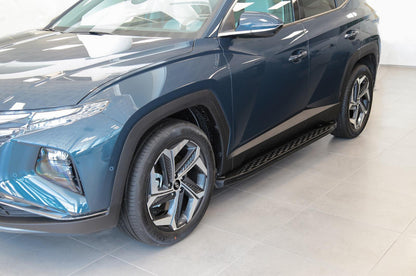 Side sills Shining Black (2 pcs., Aluminum) for Hyundai Tucson NX4 2021↗ - image 5