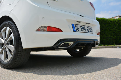 Rear bumper extension Meliset (primed for painting) for Hyundai I-20 2014-2020 - image 3