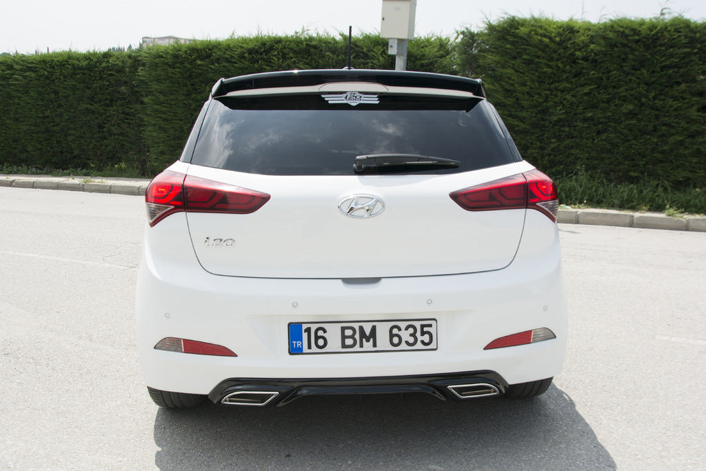 Rear bumper extension Meliset (primed for painting) for Hyundai I-20 2014-2020 - image 4