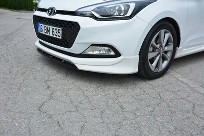 Front lip Meliset (primed for painting) for Hyundai I-20 2014-2020 - image 1