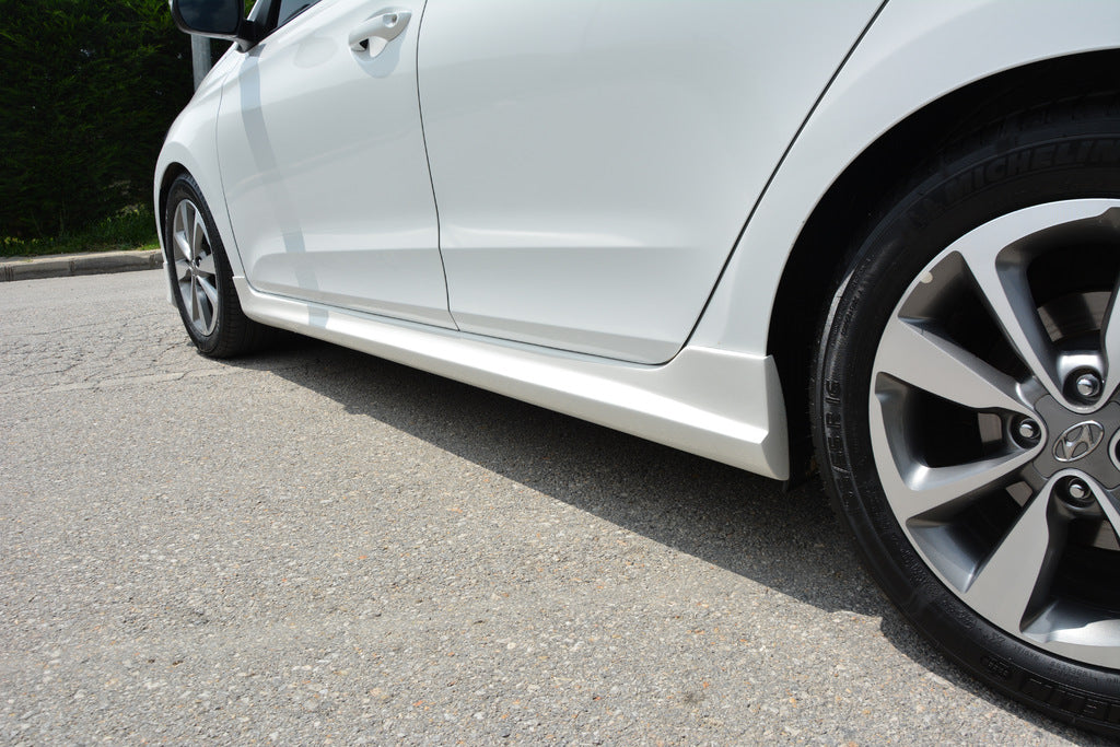 Side Skirts Meliset (primed for painting) for Hyundai I-20 2014-2020 - image 4