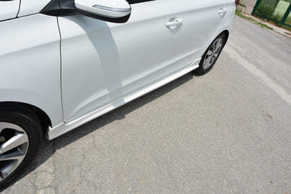 Side Skirts Meliset (primed for painting) for Hyundai I-20 2014-2020 - image 5