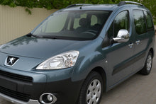 Mirror Covers 2008-2012 (2 pcs, Stainless Steel) for Peugeot Partner Tepee 2008-2018 - image 1