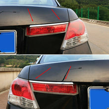 Chrome Tail Light Covers (2 pcs, Plastic) for Honda Accord VIII 2008-2012 - image 1