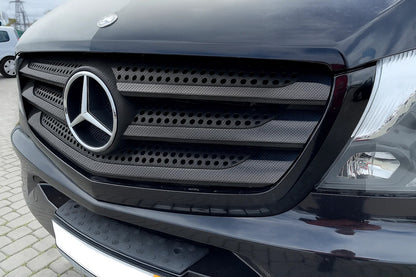 Grille Covers (6 pcs, Carbon) for Mercedes Vito/V-class W447 2014- - image 4