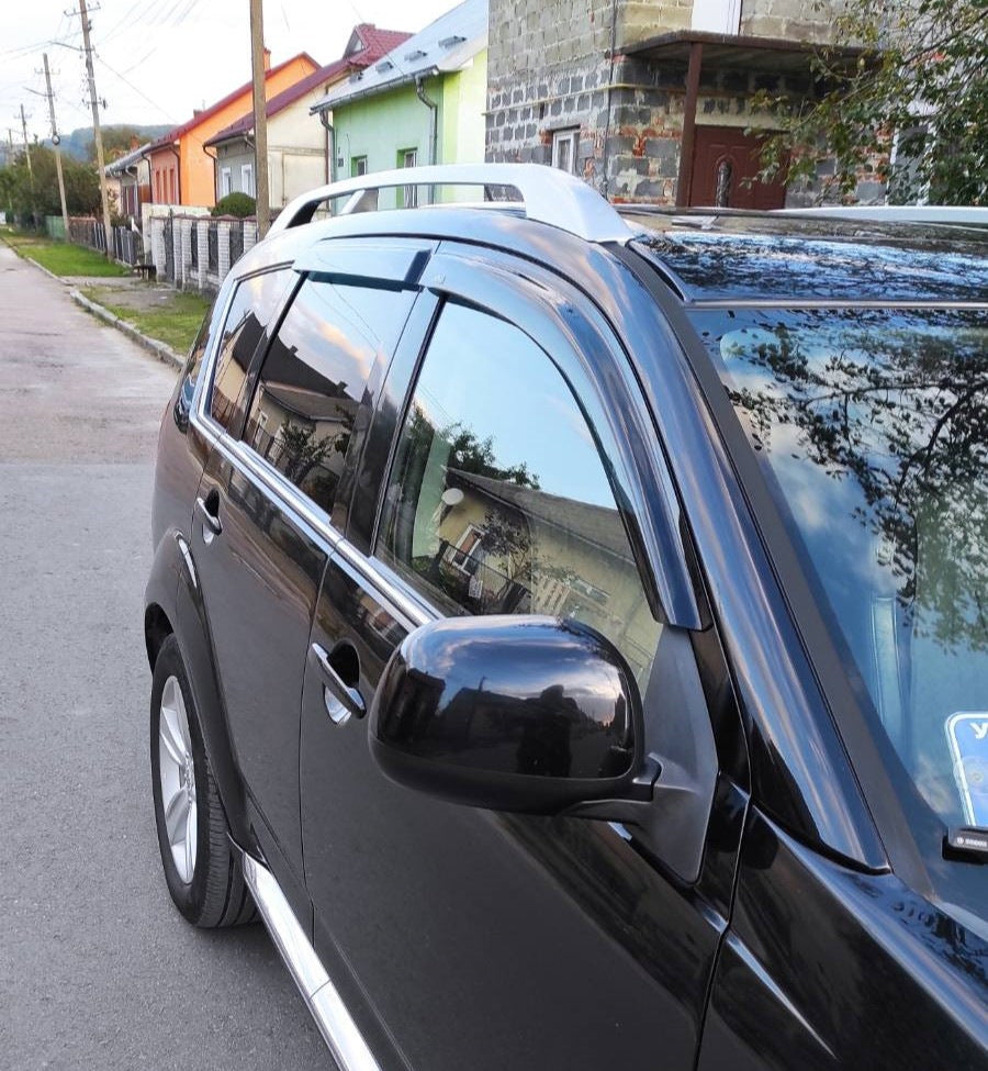 Window Deflectors (4 pcs, HIC) for Peugeot 4007 2007-2013 - image 4