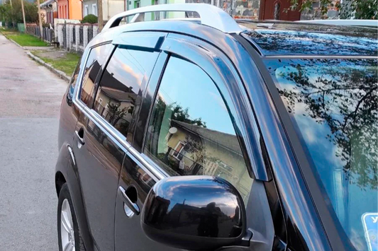Window Deflectors (4 pcs, HIC) for Peugeot 4007 2007-2013 - image 1