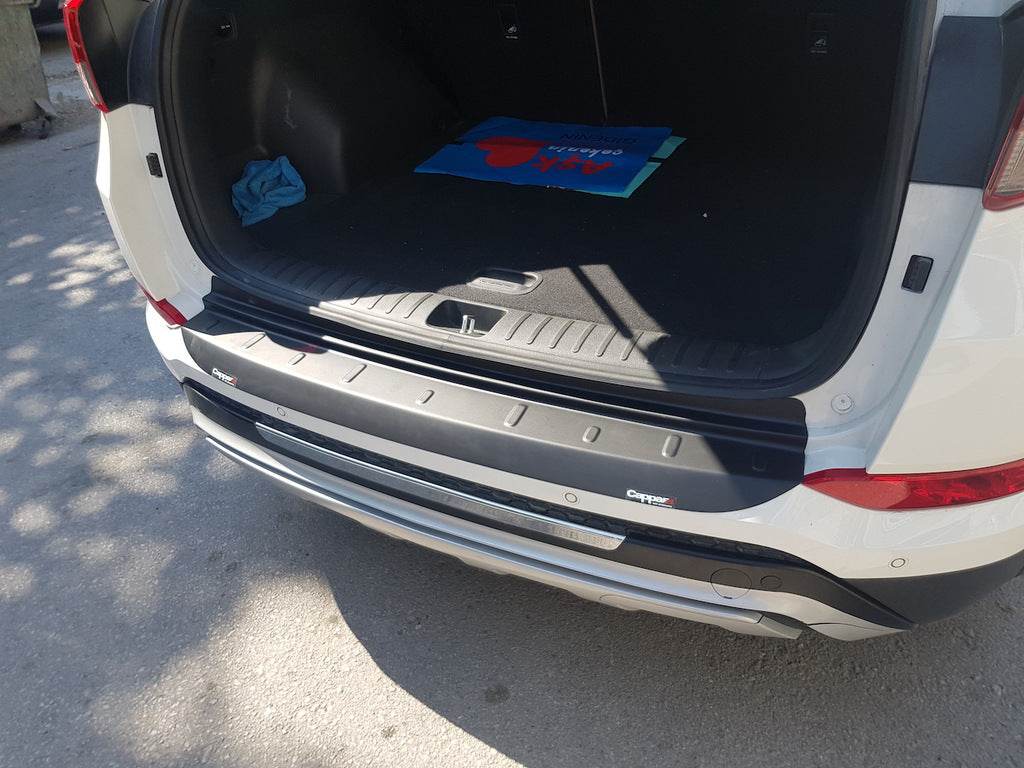 Rear bumper cover EuroCap 2016-2018 (ABS) for Hyundai Tucson TL 2016-2021 - Reelken Auto