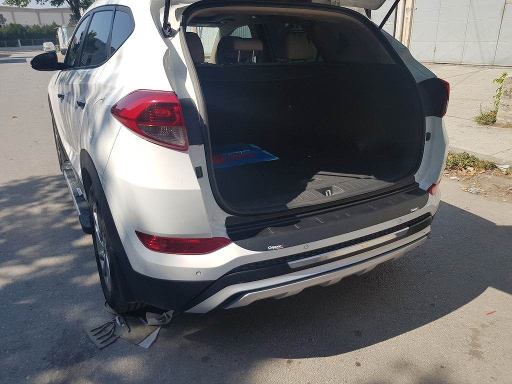 Rear bumper cover EuroCap 2016-2018 (ABS) for Hyundai Tucson TL 2016-2021 - Reelken Auto
