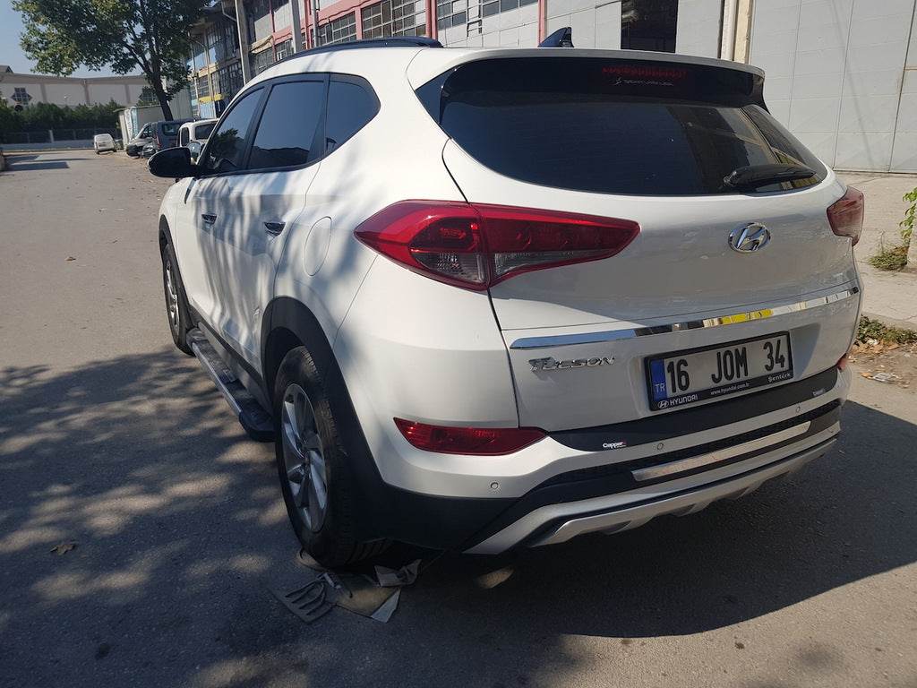 Rear bumper cover EuroCap 2016-2018 (ABS) for Hyundai Tucson TL 2016-2021 - Reelken Auto