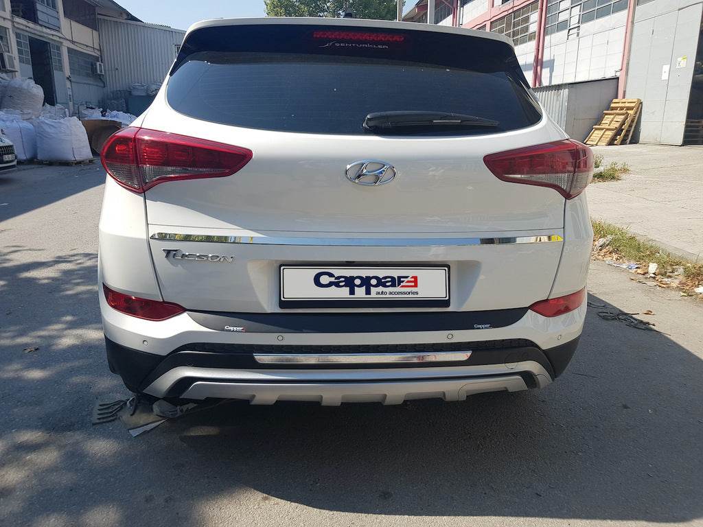 Rear bumper cover EuroCap 2016-2018 (ABS) for Hyundai Tucson TL 2016-2021 - Reelken Auto