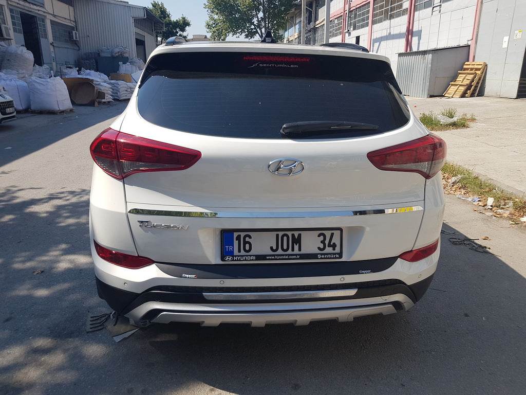 Rear bumper cover EuroCap 2016-2018 (ABS) for Hyundai Tucson TL 2016-2021 - Reelken Auto