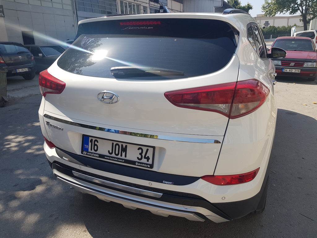 Rear bumper cover EuroCap 2016-2018 (ABS) for Hyundai Tucson TL 2016-2021 - Reelken Auto