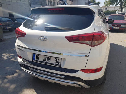 Rear bumper cover EuroCap 2016-2018 (ABS) for Hyundai Tucson TL 2016-2021 - Reelken Auto
