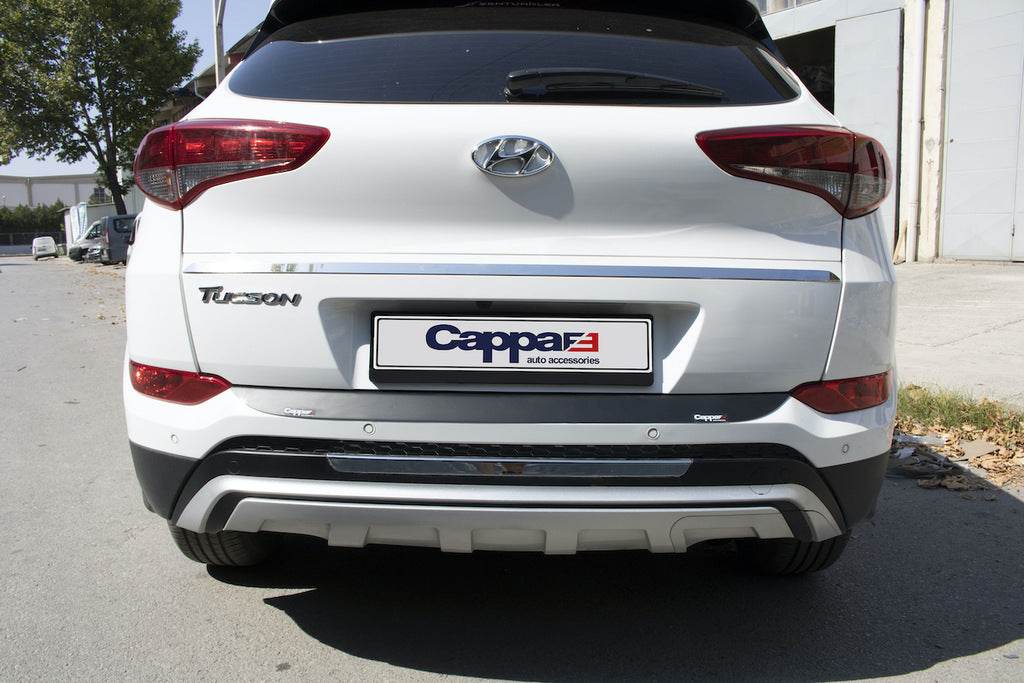 Rear bumper cover EuroCap 2016-2018 (ABS) for Hyundai Tucson TL 2016-2021 - Reelken Auto