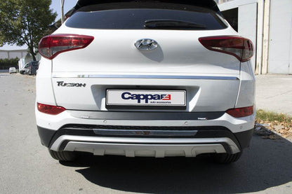 Rear bumper cover EuroCap 2016-2018 (ABS) for Hyundai Tucson TL 2016-2021 - Reelken Auto