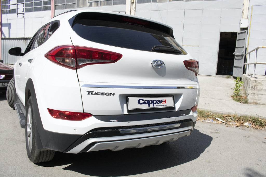 Rear bumper cover EuroCap 2016-2018 (ABS) for Hyundai Tucson TL 2016-2021 - Reelken Auto