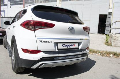 Rear bumper cover EuroCap 2016-2018 (ABS) for Hyundai Tucson TL 2016-2021 - Reelken Auto