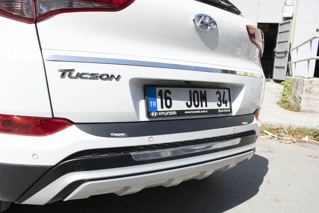 Rear bumper cover EuroCap 2016-2018 (ABS) for Hyundai Tucson TL 2016-2021 - Reelken Auto