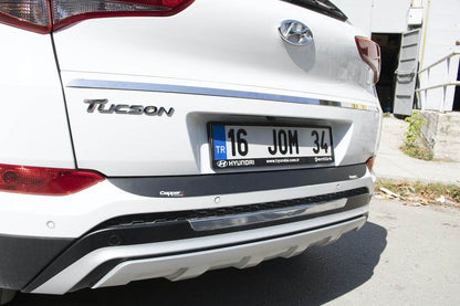Rear bumper cover EuroCap 2016-2018 (ABS) for Hyundai Tucson TL 2016-2021 - Reelken Auto