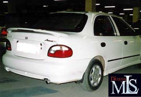 Side Skirts Sport (primed for painting) for Hyundai Accent 1994-1999 - image 1