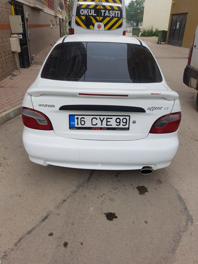 Meliset Spoiler (primed for painting) for Hyundai Accent 1994-1999 - image 2