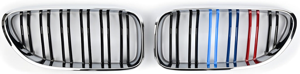 Kidneys M-Look (M-Color with Chrome Trim) for BMW 6 Series F12/F13/F06 2011-2018 - image 2