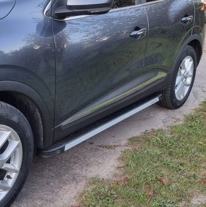 Side Steps Maya V1 (2 pcs, Aluminum) for Renault Kadjar 2015-2022 - image 1