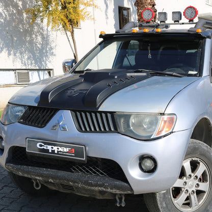 Hood Scoop V3 (ABS) for Mitsubishi L200 2006-2015 - image 2