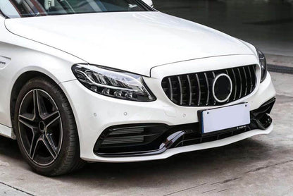Body kit with diffuser (AMG C63-designs 2018-2021) for Mercedes C-class W205 2014-2021 - Reelken Auto