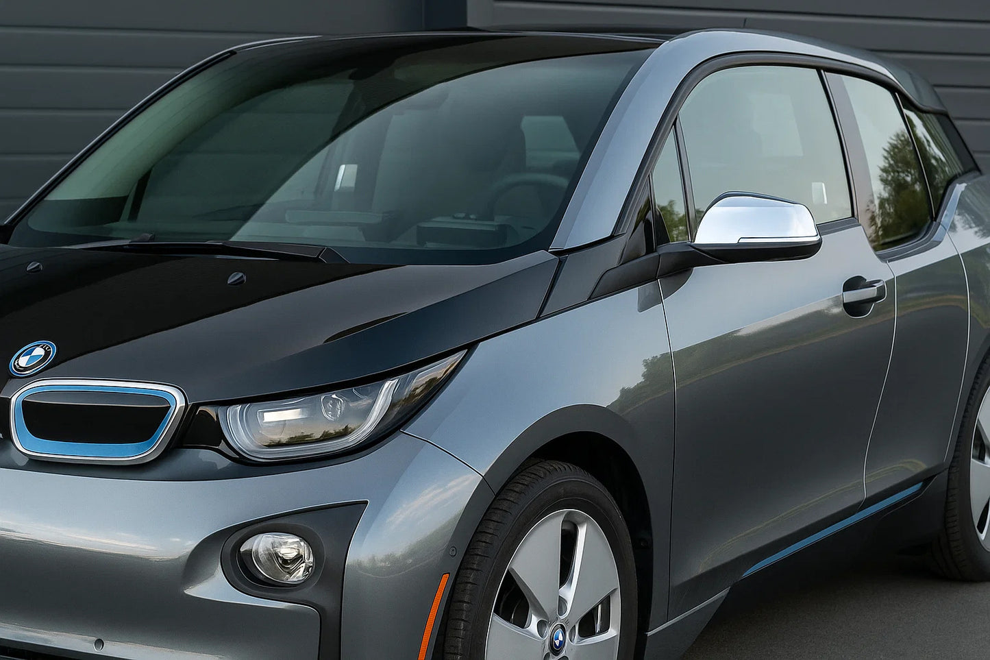 Mirror Covers (2 pcs, Stainless Steel) Carmos for BMW I3 2013-2022 - image 3