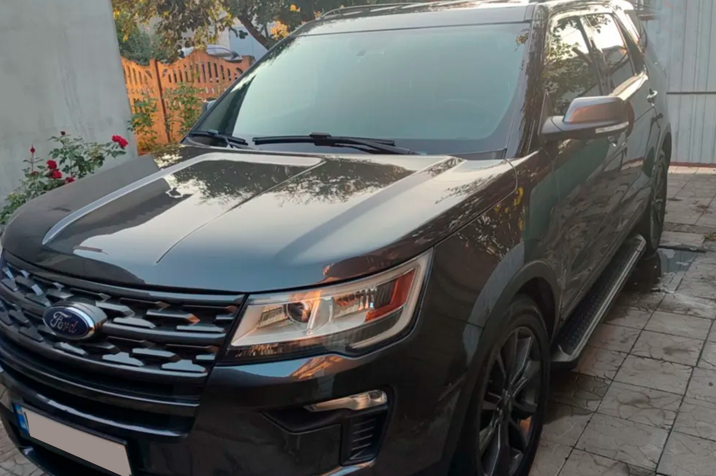 Side Steps Allmond Black (2 pcs, Aluminum) for Ford Explorer 2011-2019 - image 6
