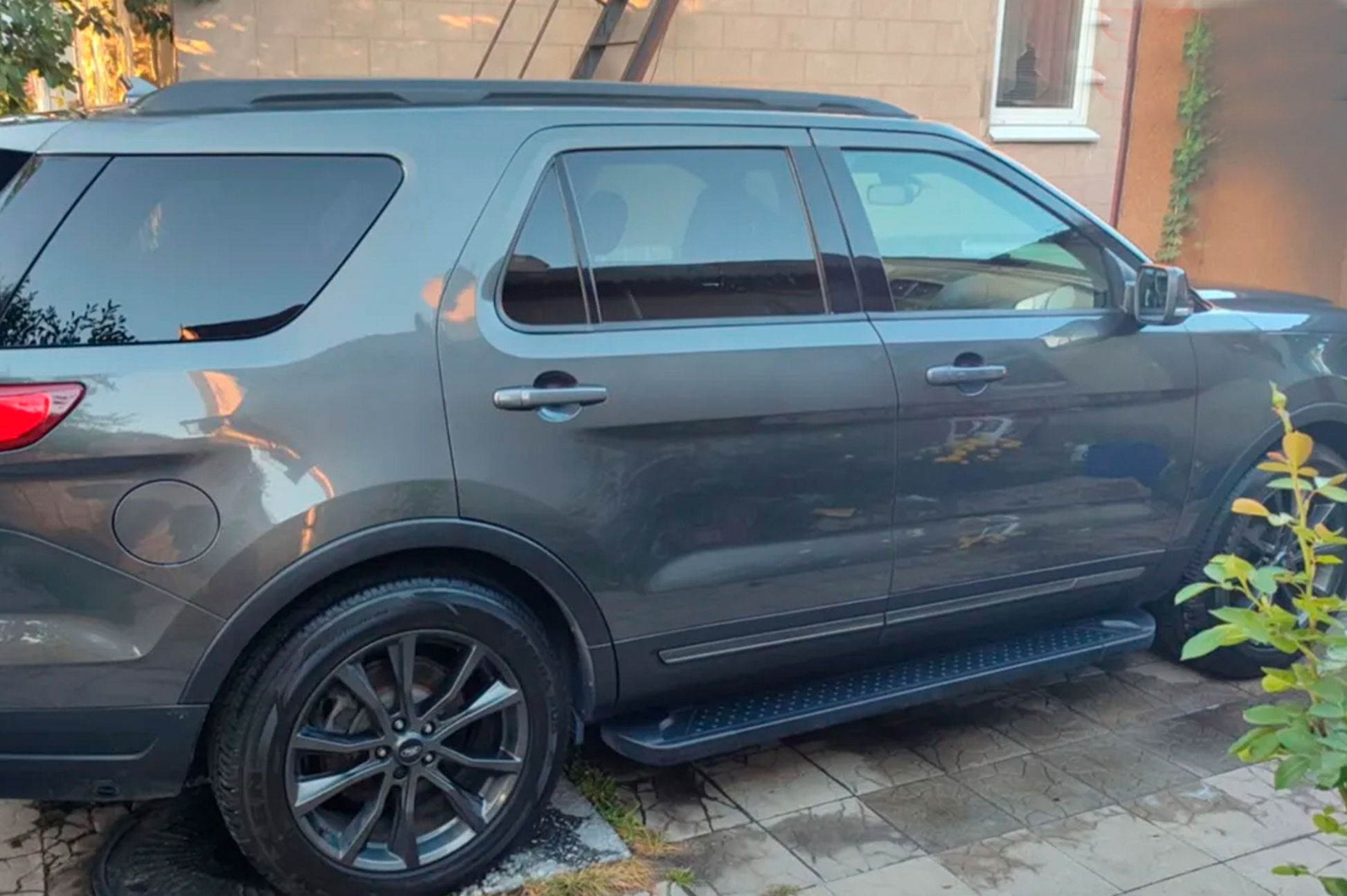 Side Steps Allmond Black (2 pcs, Aluminum) for Ford Explorer 2011-2019 - image 3