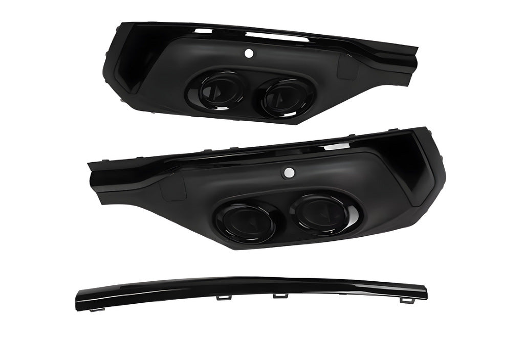 Rear diffuser (2020-2024, with nozzles Black) for Audi Q5 2017-2025 - image 7
