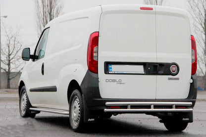 Rear Bar AK002/1-Double (Stainless Steel) for Fiat Doblo II 2010-2022 - image 2