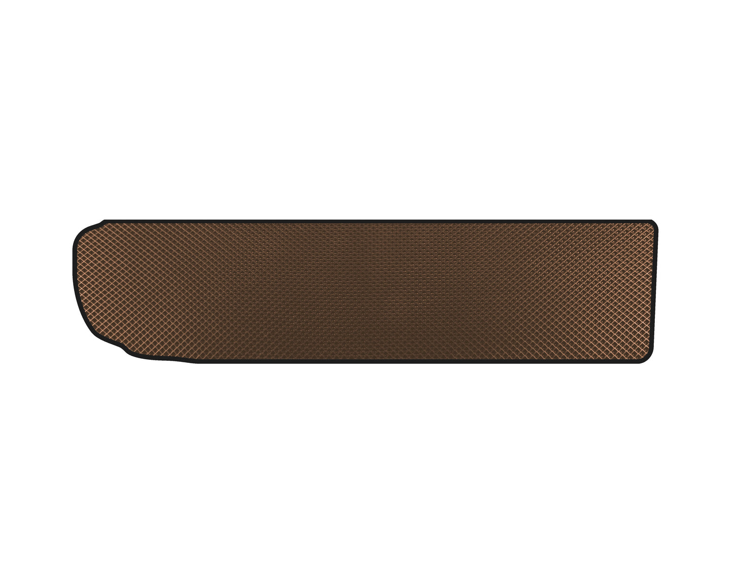 EVA trunk mat (3rd row unfolded, Brown) for Citroen C-4 Picasso 2013-2022 - image 1