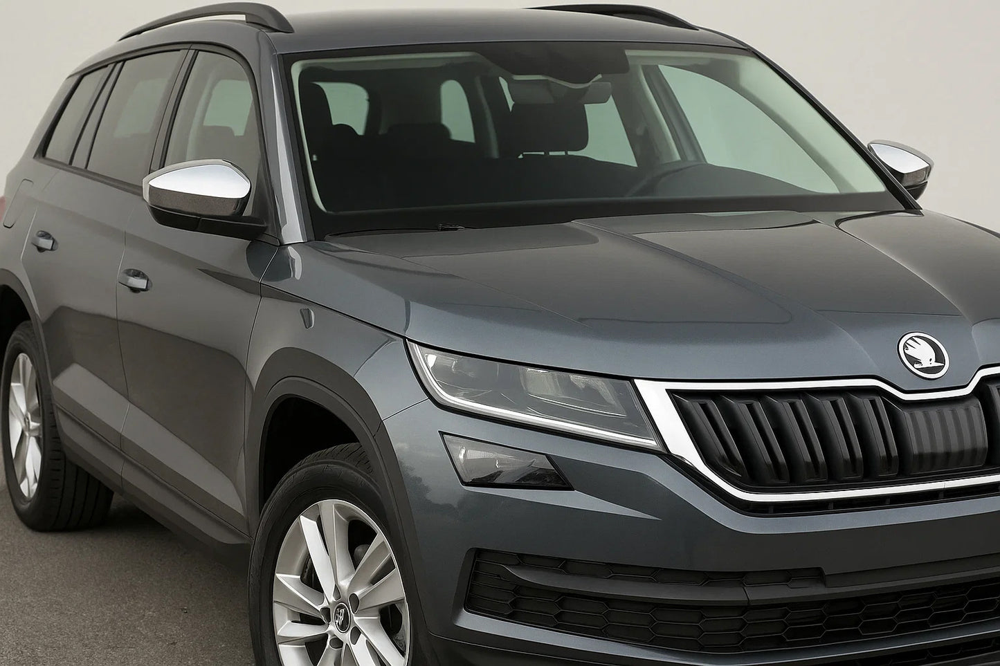 Mirror Covers (2 pcs, Stainless Steel) Carmos for Skoda Kodiaq 2016-2023 - image 3