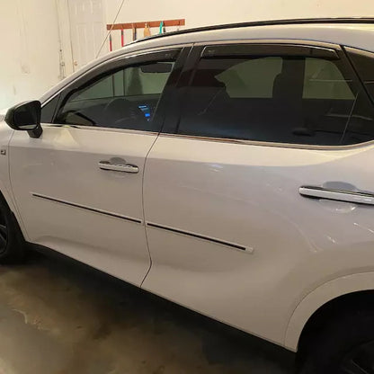 In-Channel Wind Deflectors Niken Luxury (4 pcs) for Lexus RX 2022- - image 4