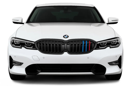 Kidney Grilles 1 Bar (2018-2022, M-Color) for BMW 3 Series G20/G21 2018- - image 1