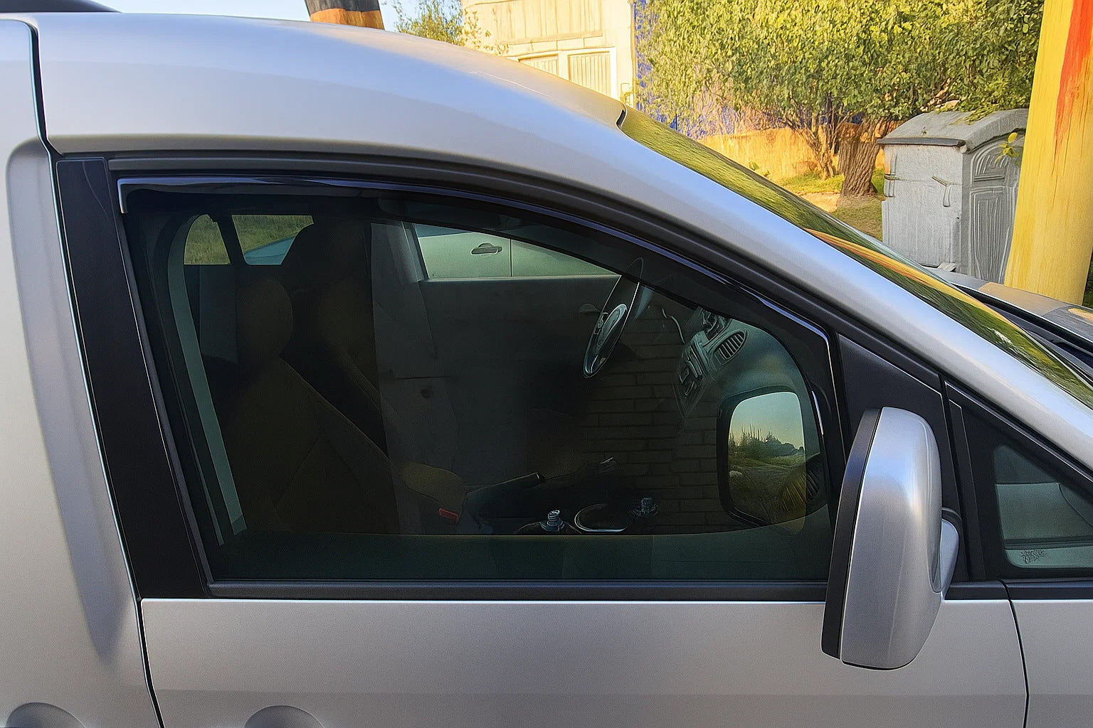 In-Channel Wind Deflectors Niken Luxury (2 pcs) for Volkswagen Caddy 2015-2020 - image 4