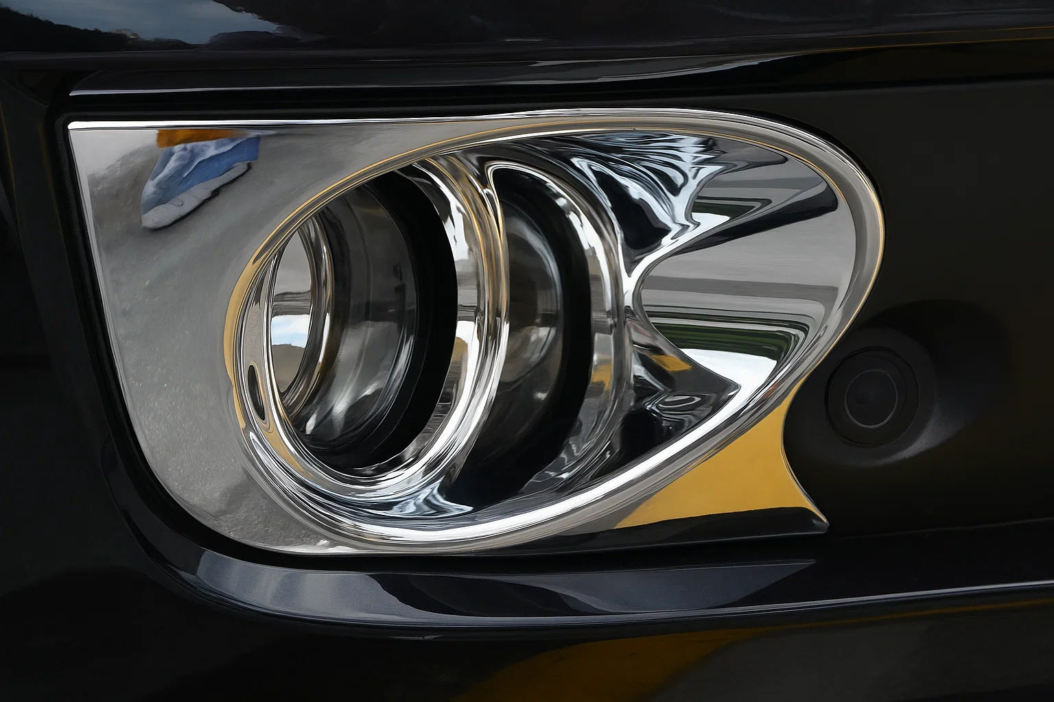 Chrome Fog Light Covers Libao (2 pcs, plastic) for Geely Emgrand X7 2011- - image 1