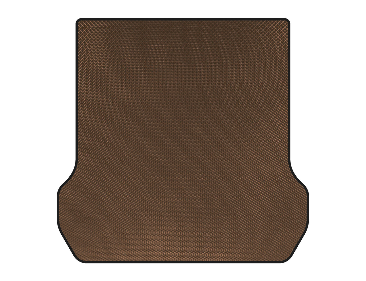 EVA Trunk Mat (up to 2nd row, 2003-2005, 7-seater, Brown) for Opel Zafira A 1998-2005 - image 1