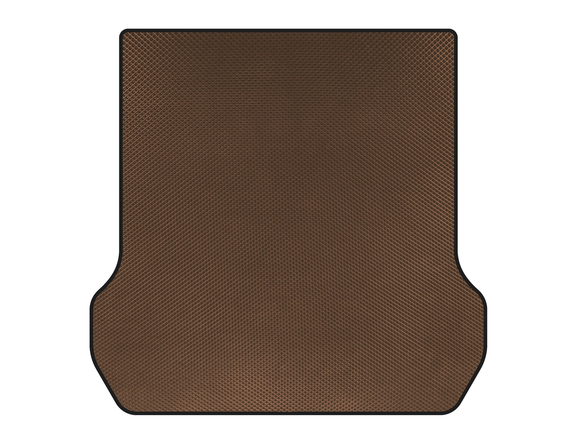 EVA Trunk Mat (up to 2nd row, 2003-2005, 7-seater, Brown) for Opel Zafira A 1998-2005 - image 1