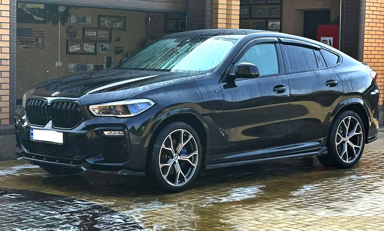 Kidneys M-Look (2019-2022, Gloss Black) for BMW X6 G06 2019–2027 - image 2